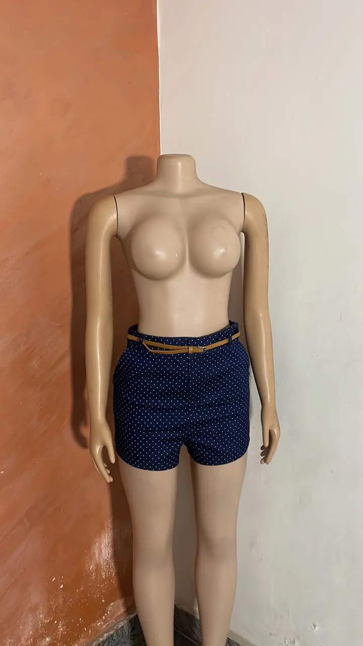 Forever 21 Navy Polka Dot Women's Short Shorts